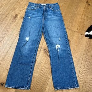 Levi’s Premium Ribcage Ankle Straight Jeans SZ 29
